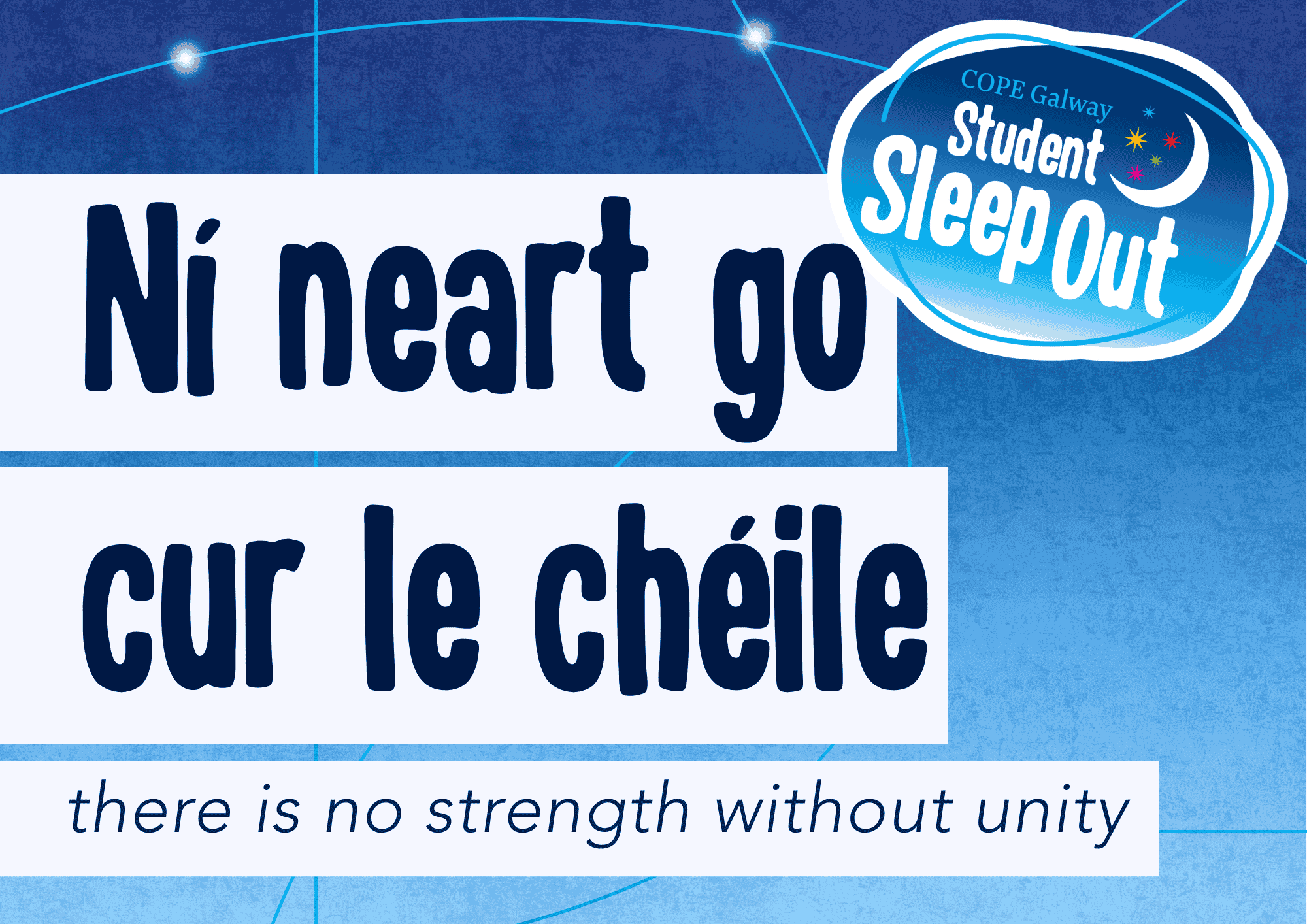 Student Sleep out Poster 1