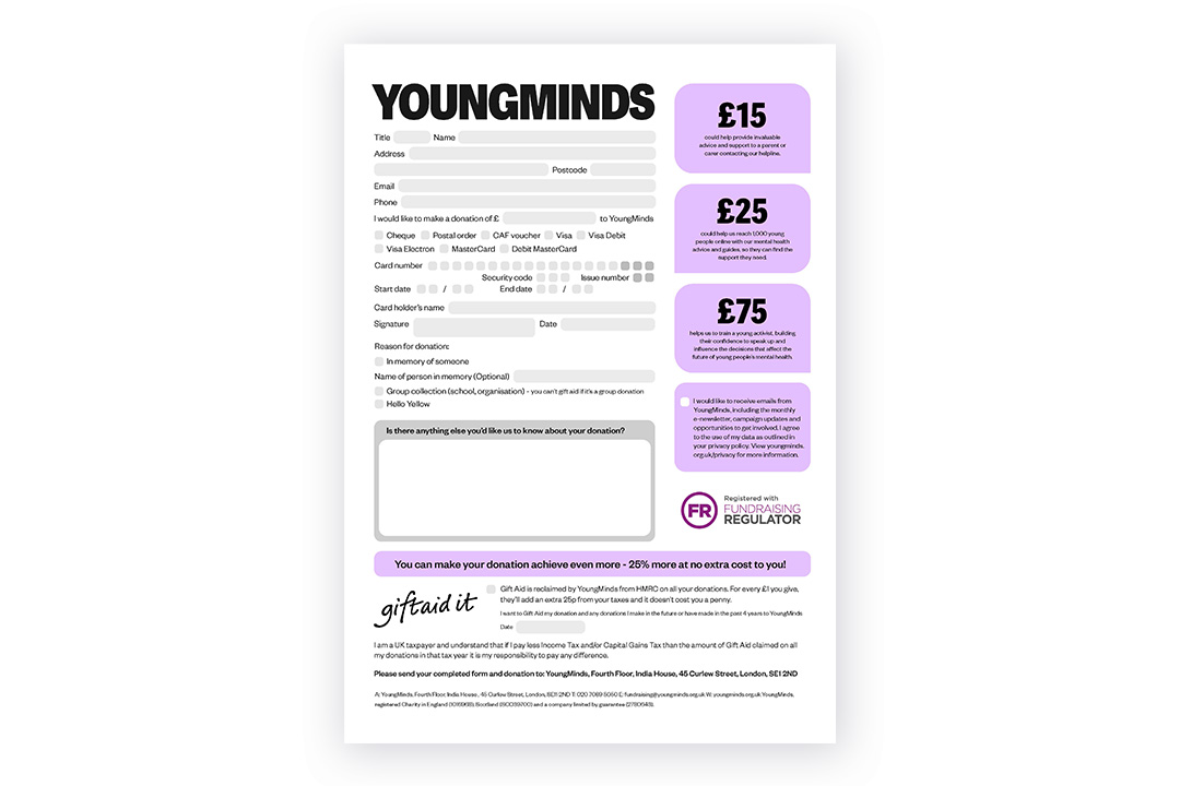 Donation form