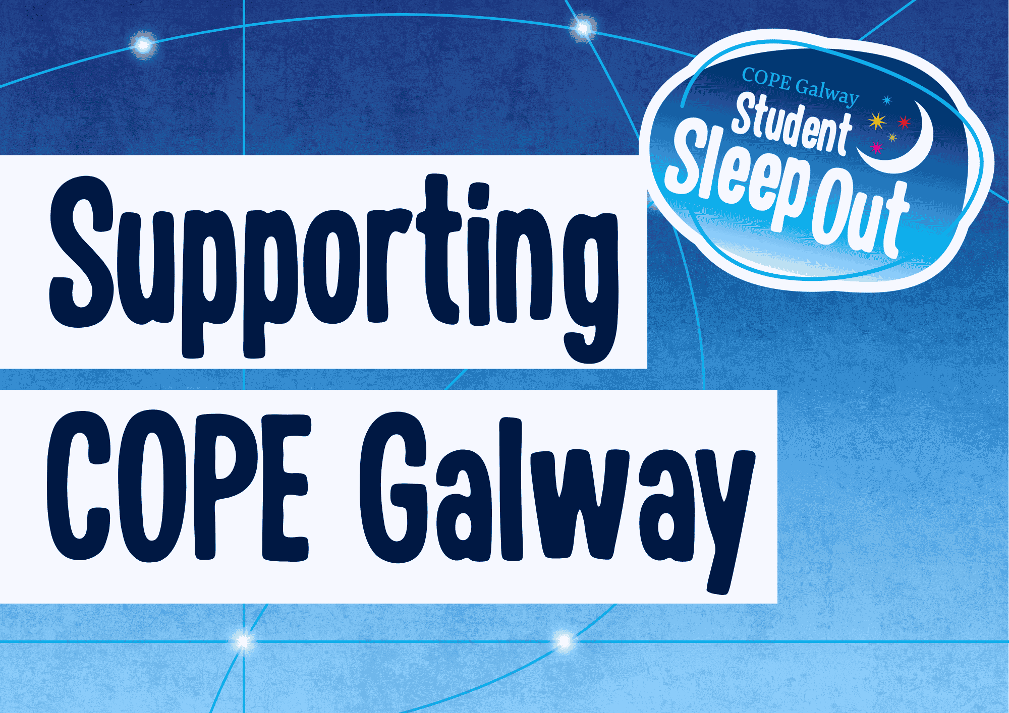 Student Sleep out Poster 2