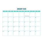 Grow 2026 Wall Calendar