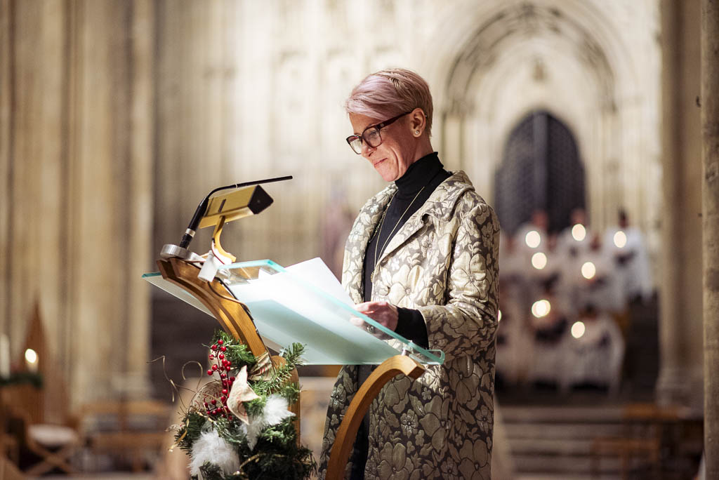 AJ reading at Celebration of Christmas