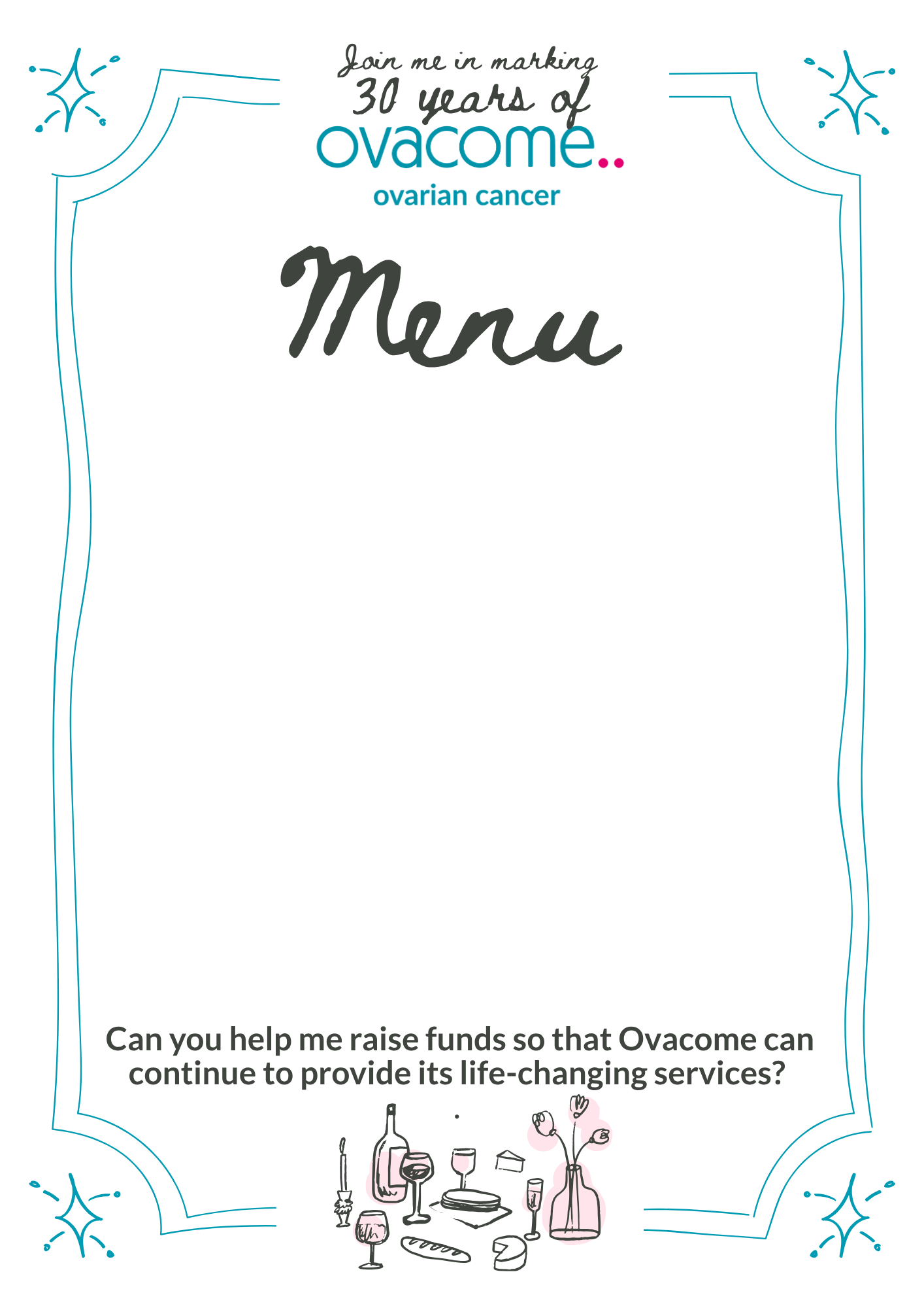 Together at the Table Menu
