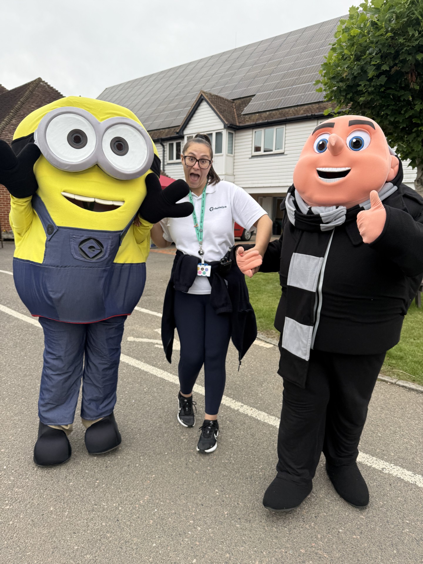 Mascots at Family Fun Day