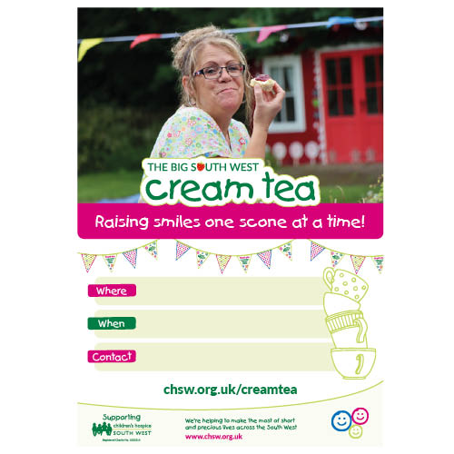 Cream Tea event poster