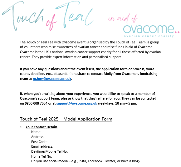 Application Form 2026