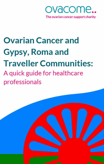 Front page of Gypsy Roma Traveller healthcare professionals leaflet