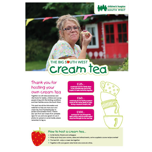 Cream Tea fundraising pack