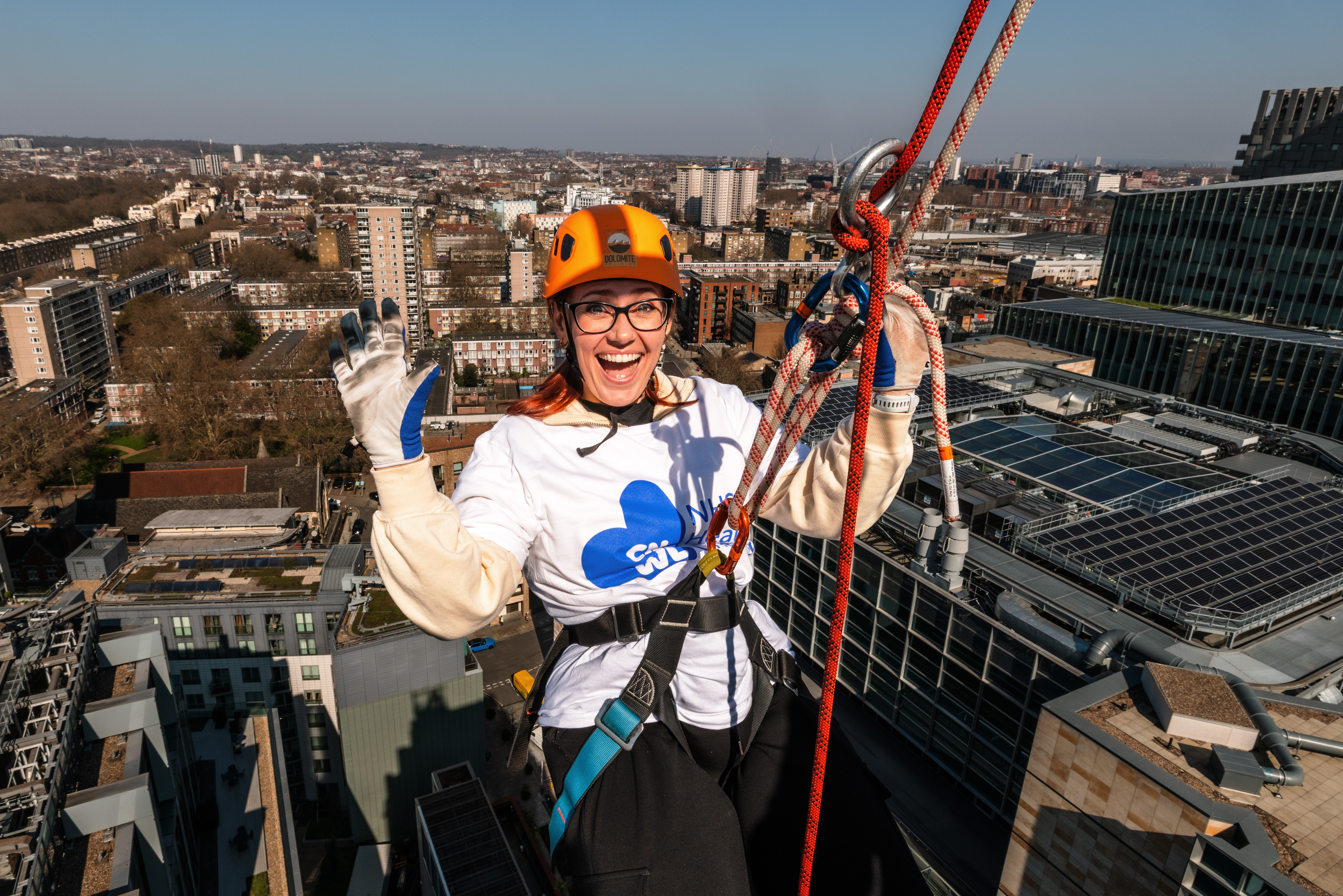 11 - 12pm:  Rachel abseil 3