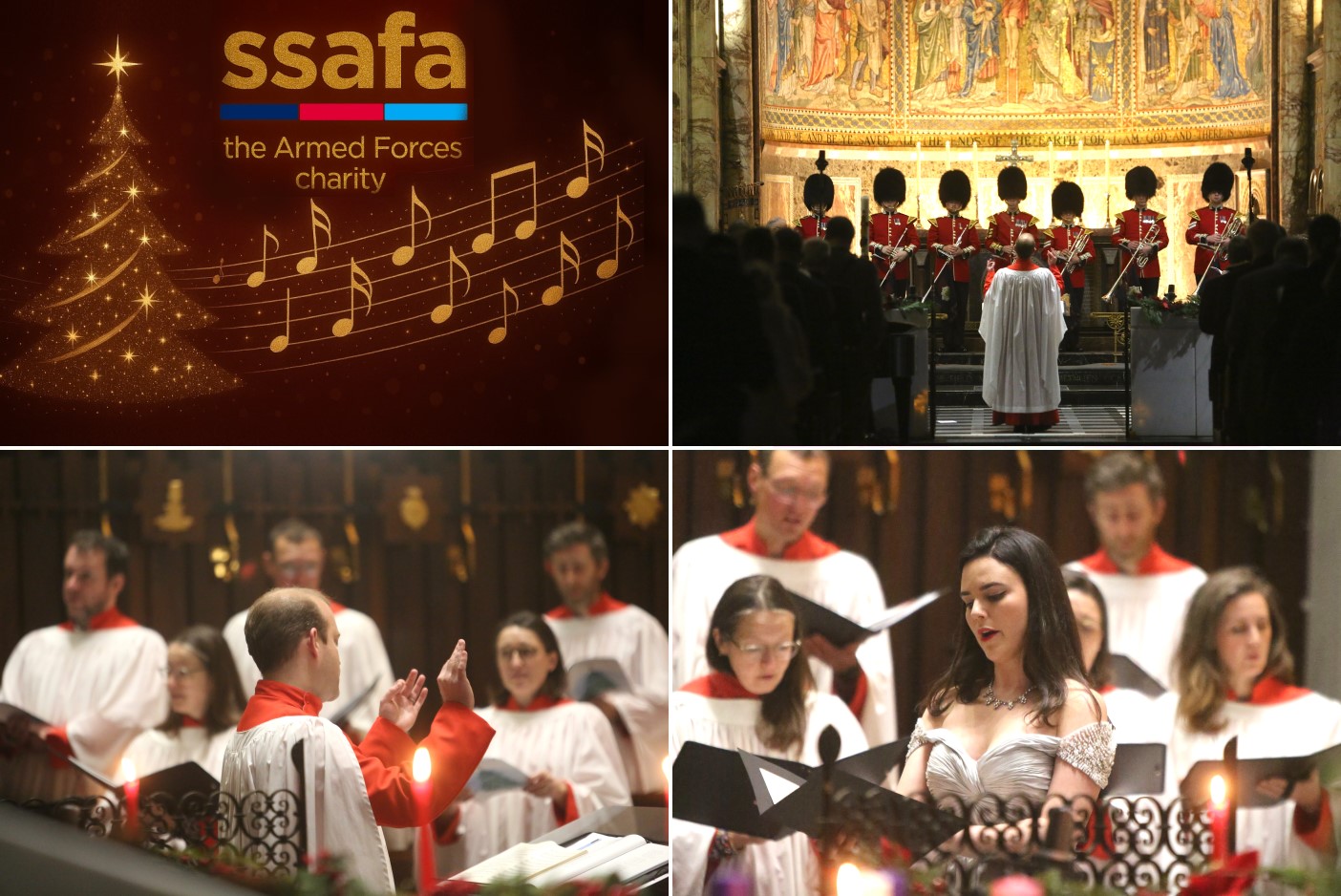Join SSAFA this Christmas for our Carol Concert at the Guard's Chapel in central London