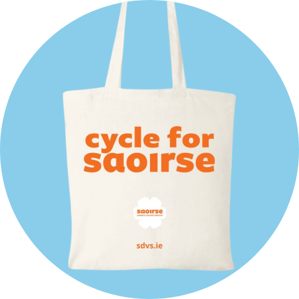 Cycle For Saoirse tote bag