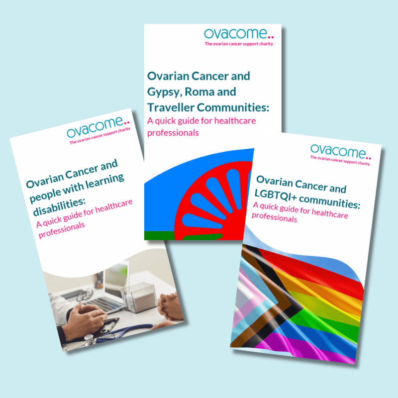 Front covers of the HCP quick guides