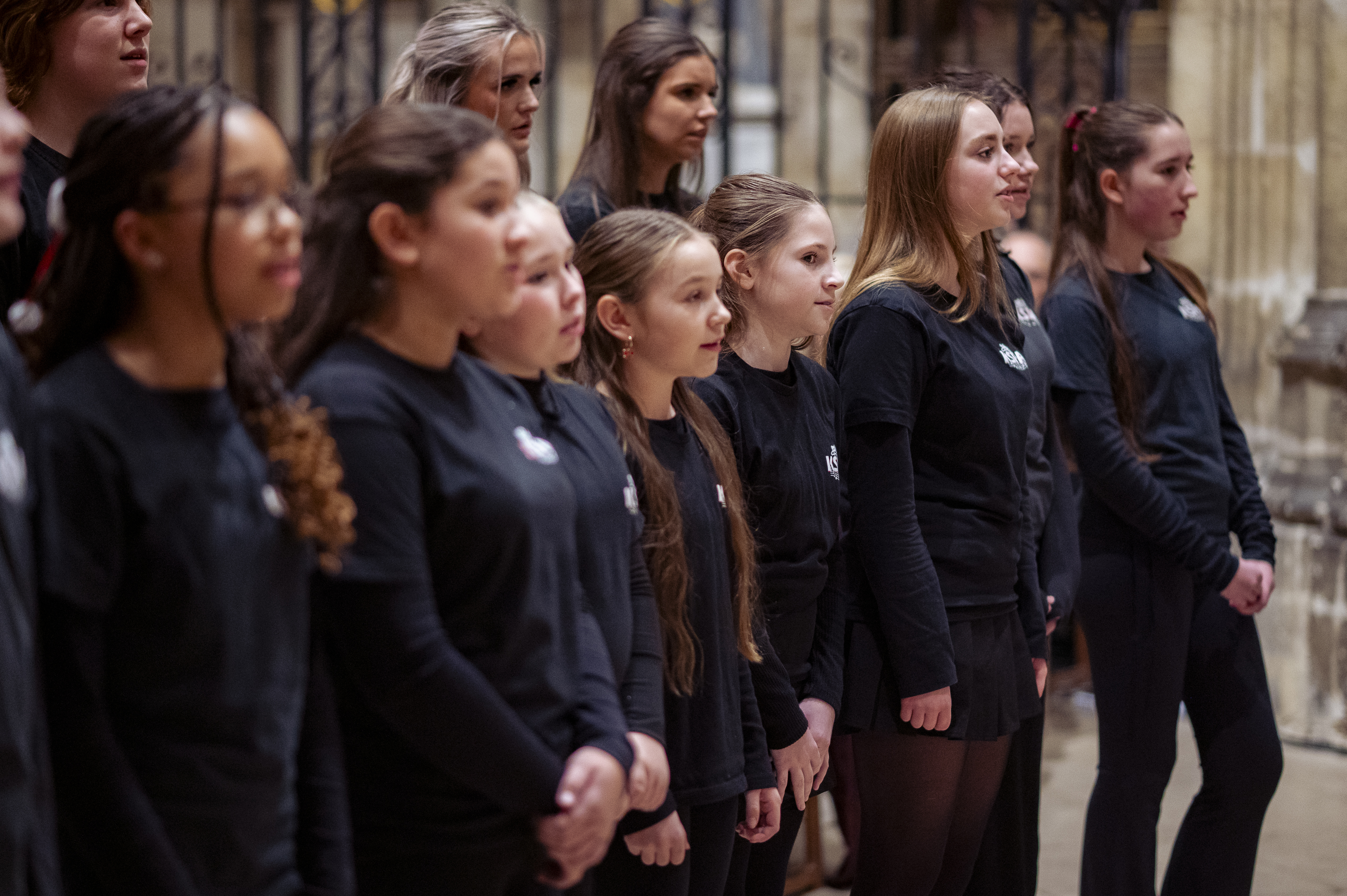 Choir singing
