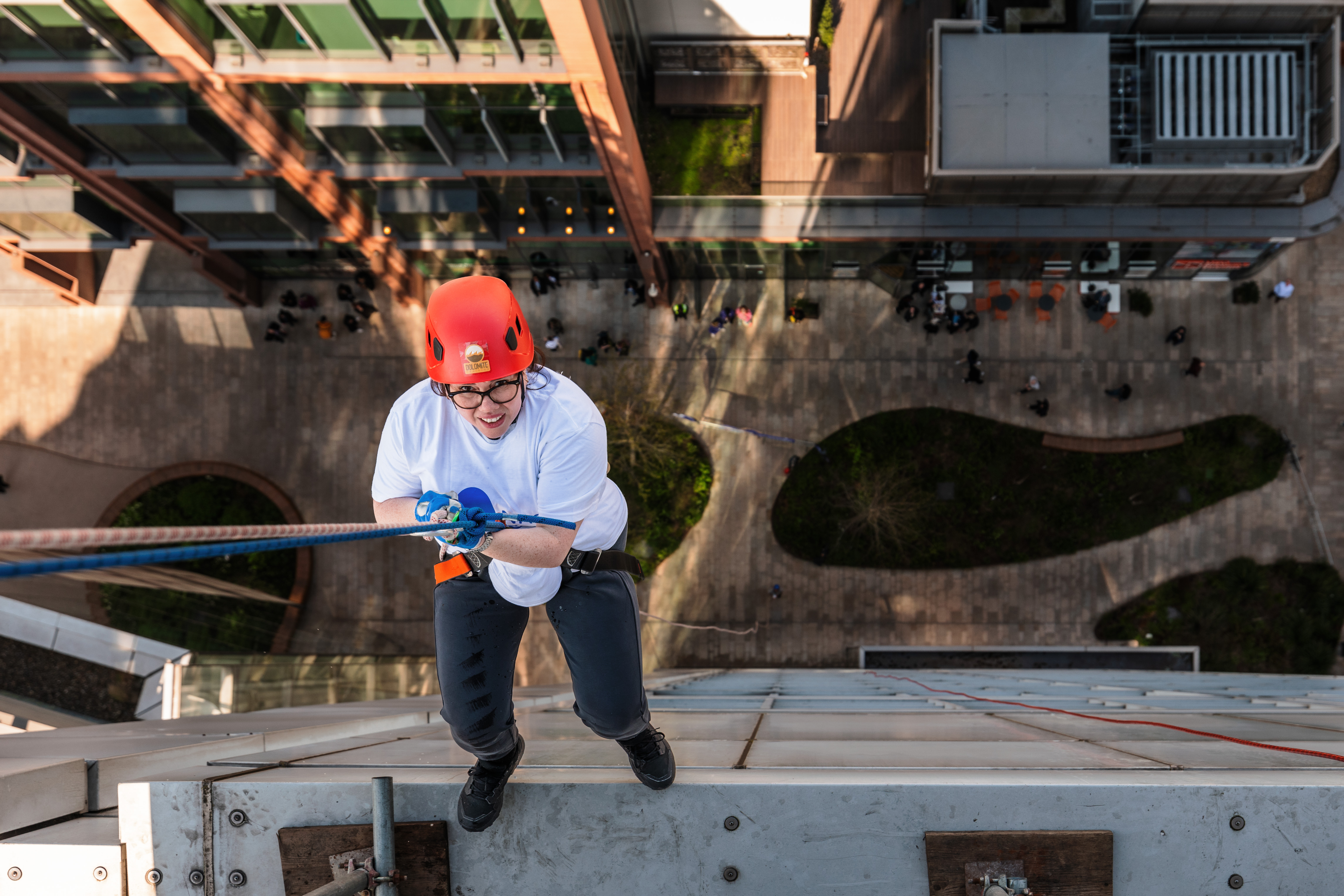 11 - 12pm:  Polly Cotter abseil 1