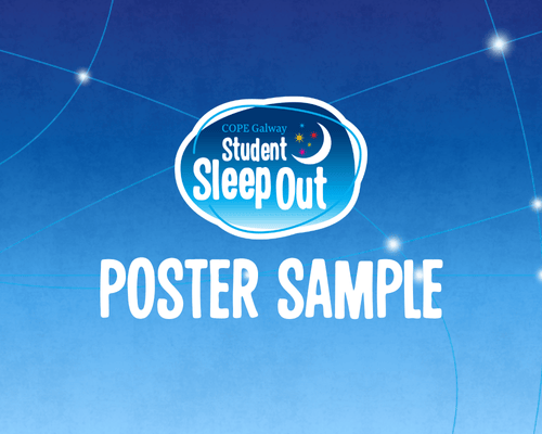 Sample poster student sleep out