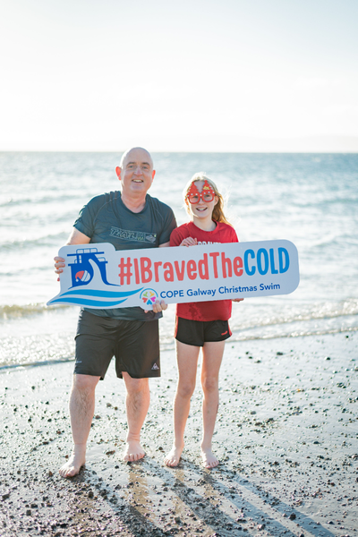 COPE Galway Christmas Swim Participants