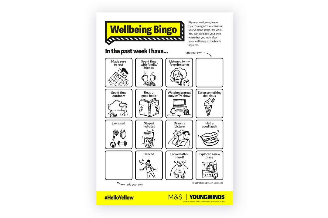 Wellbeing bingo